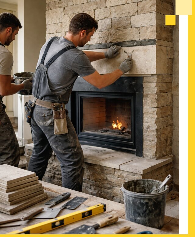 Проектирование и установка открытых каминов в Южноуральске