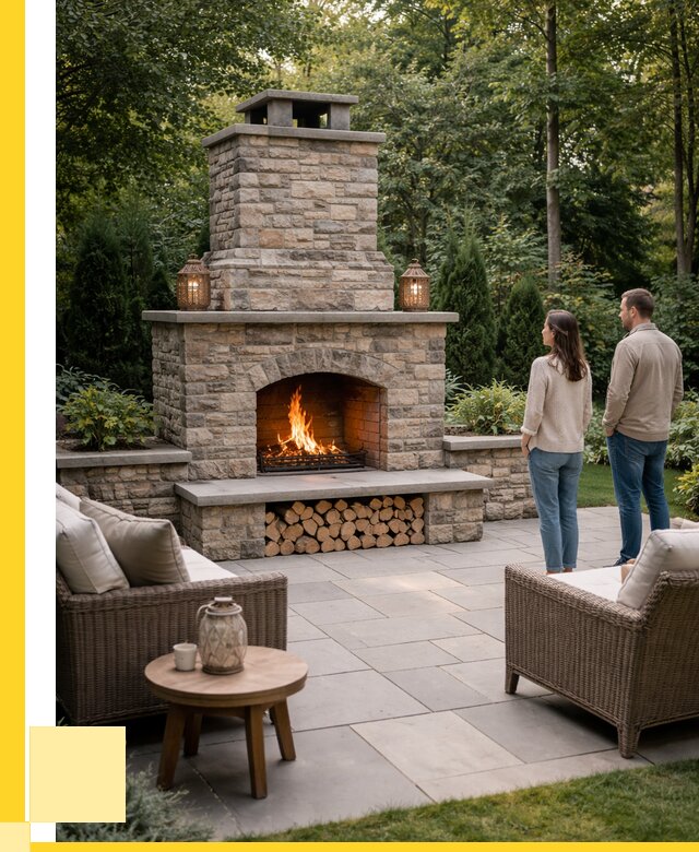 Уличные камины из кирпича в Южноуральске от 164040 р. | ЭриданЖрк