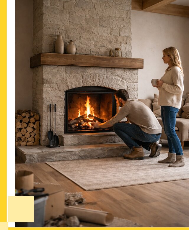 Камины для загородного дома в Южноуральске от 382760 р., ЭриданЖрк