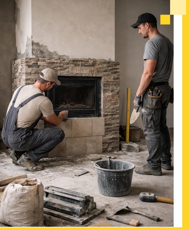 Камины под ключ в Южноуральске: проект, изготовление и монтаж