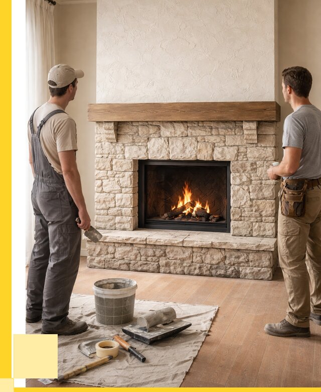 Отделка каминов в Южноуральске от 7108 р. под ключ | ЭриданЖрк