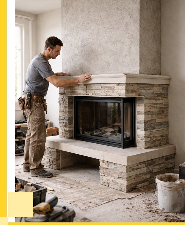 Изготовление каминов под ключ в Южноуральске от 164040 р. | ЭриданЖрк