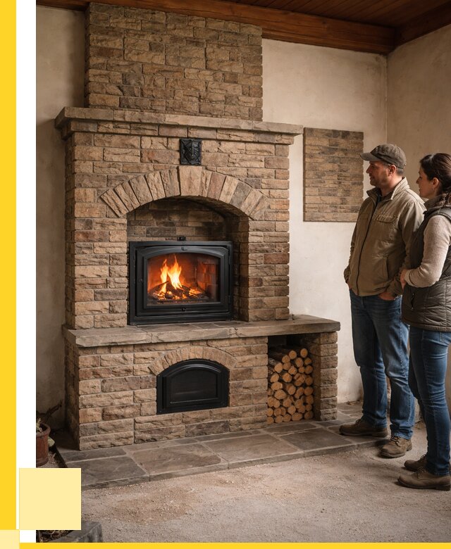 Кирпичная печь под ключ в Южноуральске от 164040 р. | ЭриданЖрк