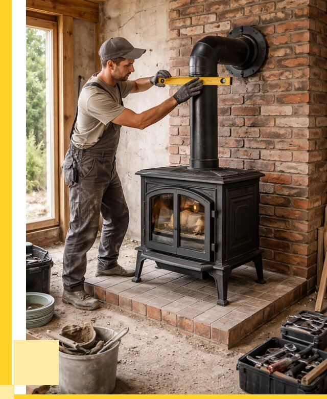 Монтаж печей установка банной печи в Южноуральске от 16404 р. | ЭриданЖрк