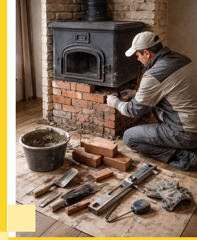 Ремонт печей в Южноуральске от 13123 р., услуги печника ЭриданЖрк