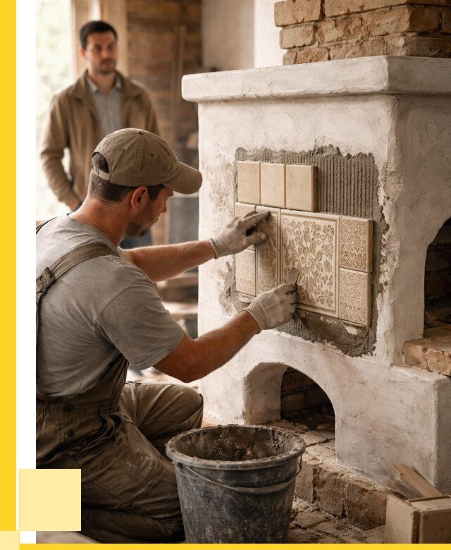 Отделка печей и банных печей в Южноуральске от 38276 р. | ЭриданЖрк