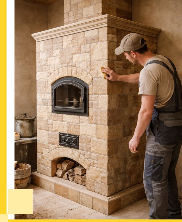 Облицовка печей в Южноуральске от 4921 р. под ключ | ЭриданЖрк