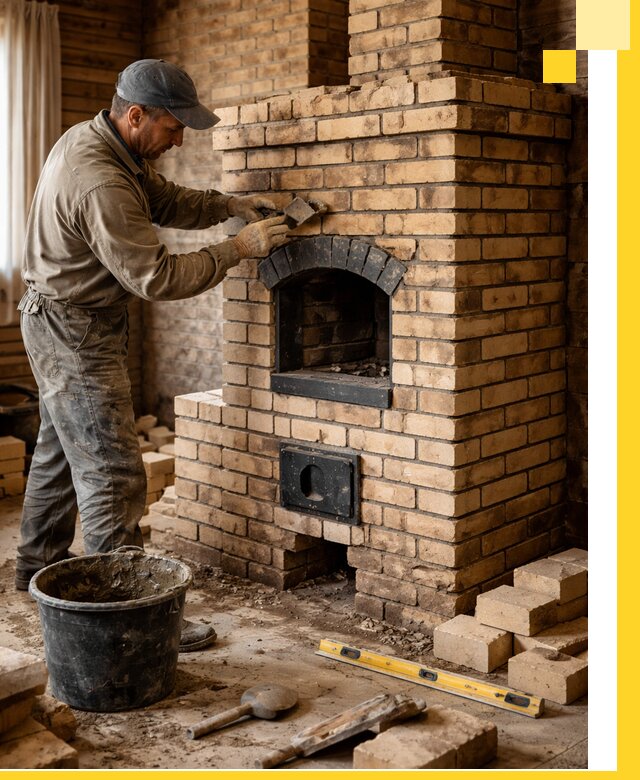 Кирпичные печи под ключ в Южноуральске: проектирование и кладка