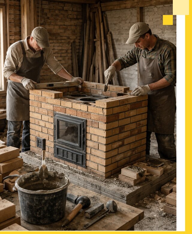 Изготовление и установка варочных печей под ключ в Южноуральске