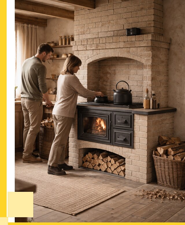 Печи с плитой в Южноуральске от 49212 р. | ЭриданЖрк — кирпичная печь