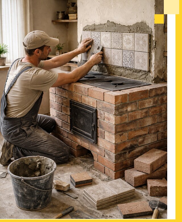 Печи с плитой на заказ монтаж гарантия и сервис в Южноуральске