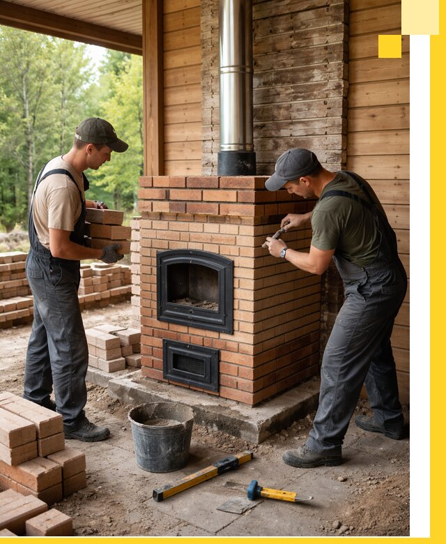 Производство и установка дачных печей под ключ в Южноуральске
