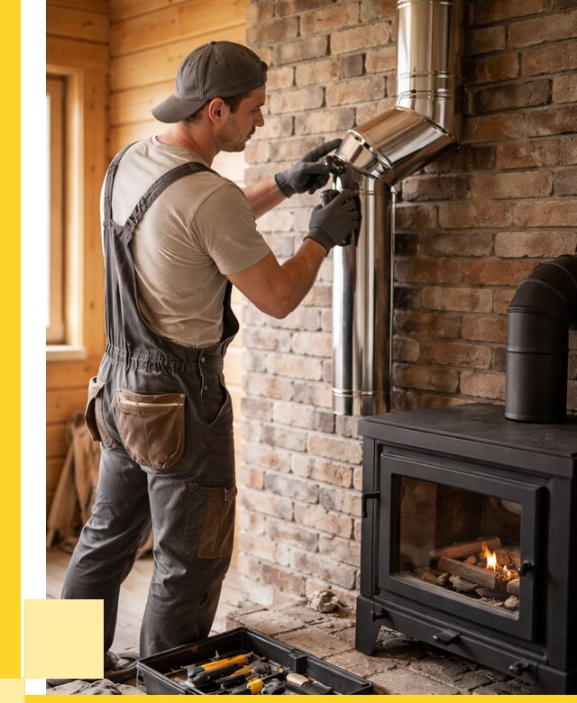 Монтаж дымоходов для печей в Южноуральске от 8202 р. | ЭриданЖрк