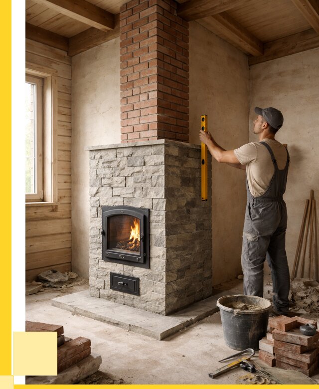 Печи и дымоходы под ключ в Южноуральске от 49212 р., ЭриданЖрк