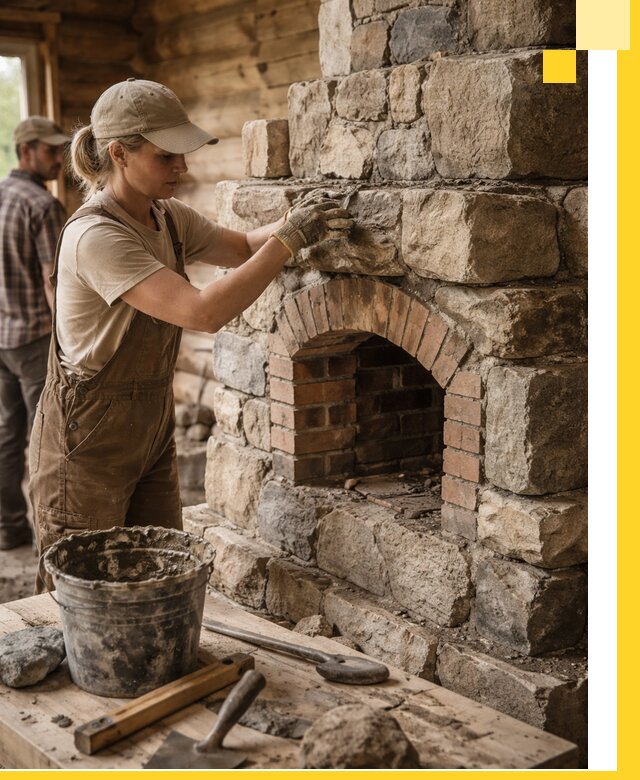 Каменные печи на заказ и монтаж в Южноуральске, долговечные решения