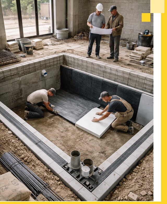 Проекты частных и общественных бассейнов под ключ в Южноуральске