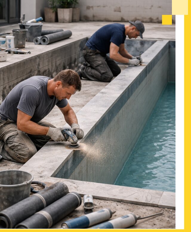 Профессиональный ремонт бассейнов под ключ в Южноуральске