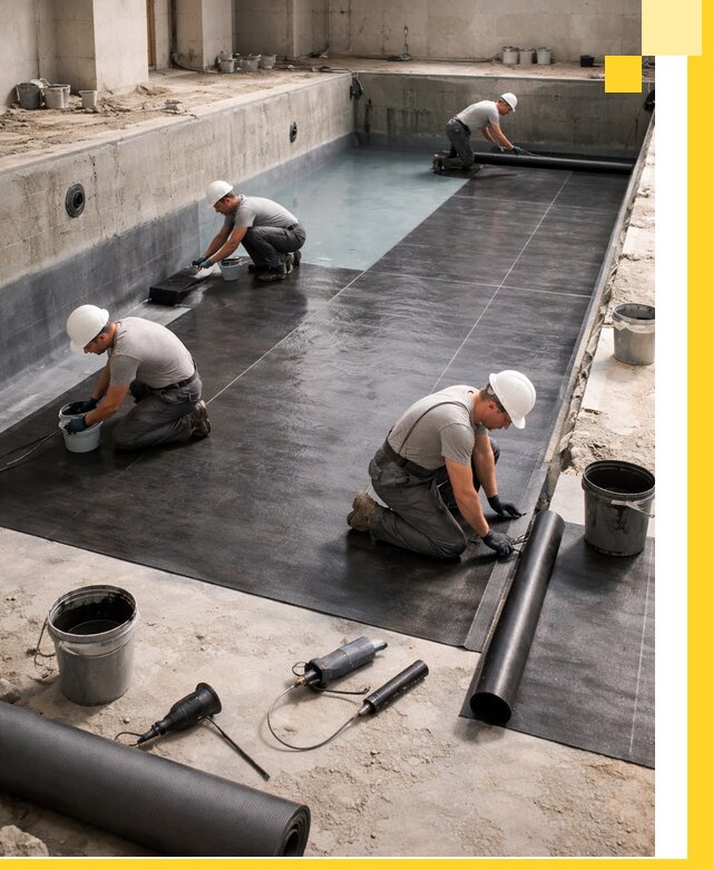 Профессиональная гидроизоляция бассейнов и чаш в Южноуральске под ключ