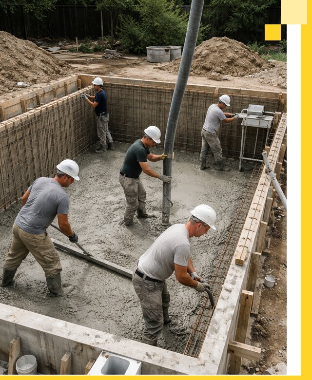 Строительство бетонных бассейнов под ключ в Южноуральске