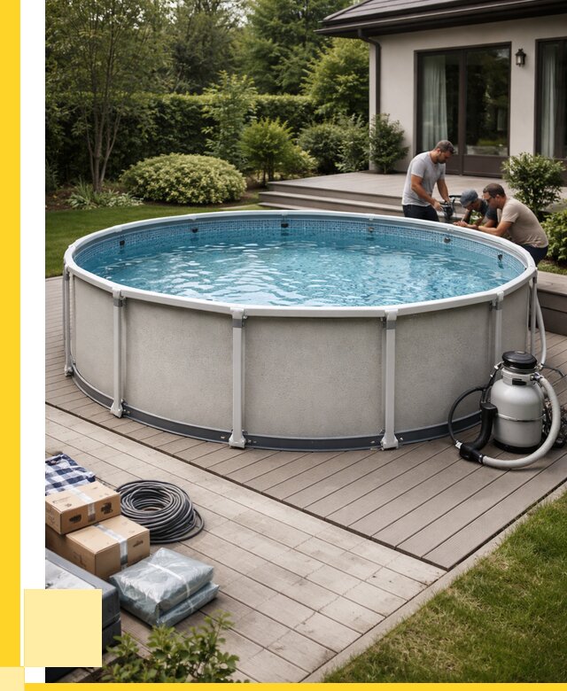 Купить каркасные бассейны в Южноуральске от 49212 р. | ЭриданЖрк