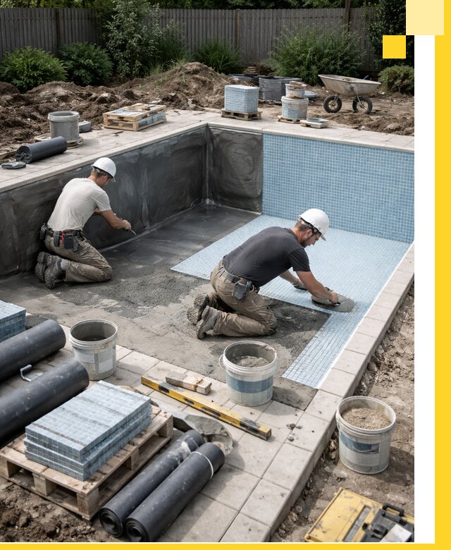 Проектирование и строительство стационарных бассейнов в Южноуральске