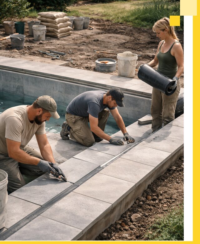 Строительство и монтаж уличных бассейнов под ключ в Южноуральске