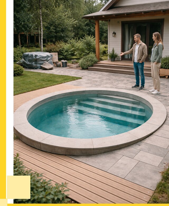 Бассейн на даче под ключ в Южноуральске от 218720 р., ЭриданЖрк