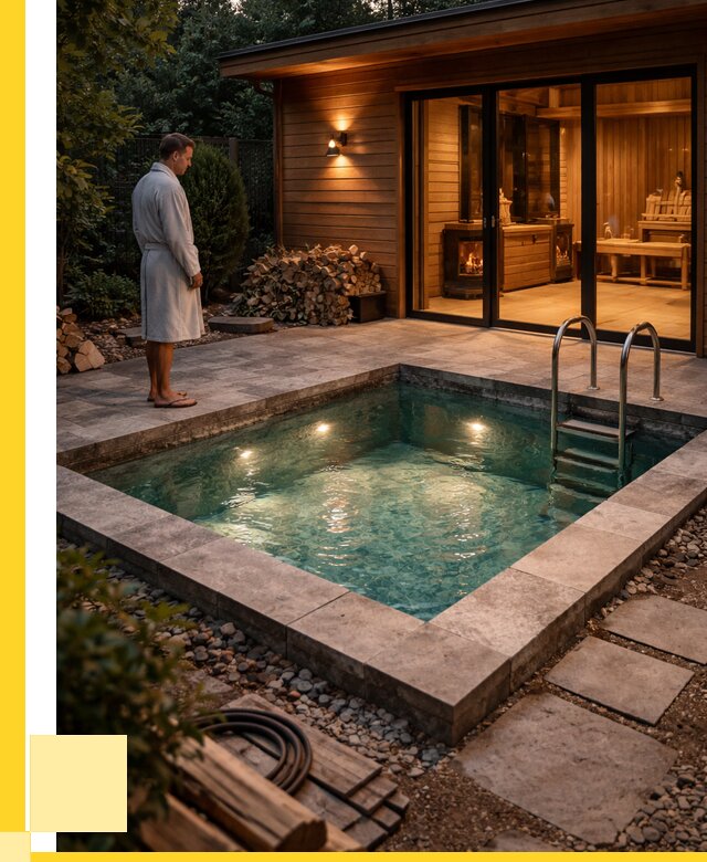 Бани с бассейном под ключ в Южноуральске от 103892 р. | ЭриданЖрк