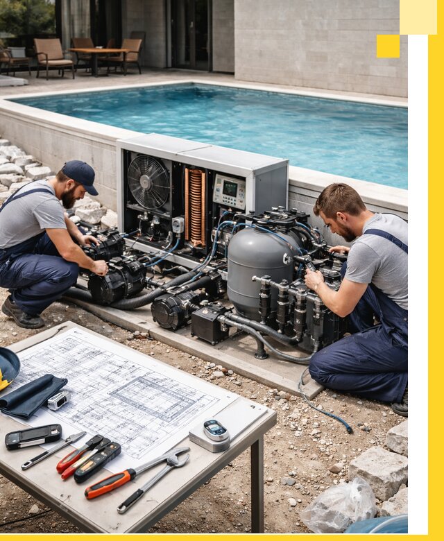 Проектирование и монтаж бассейнов с подогревом в Южноуральске