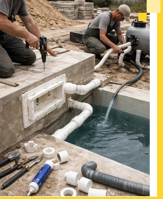 Строительство скиммерных бассейнов под ключ в Южноуральске