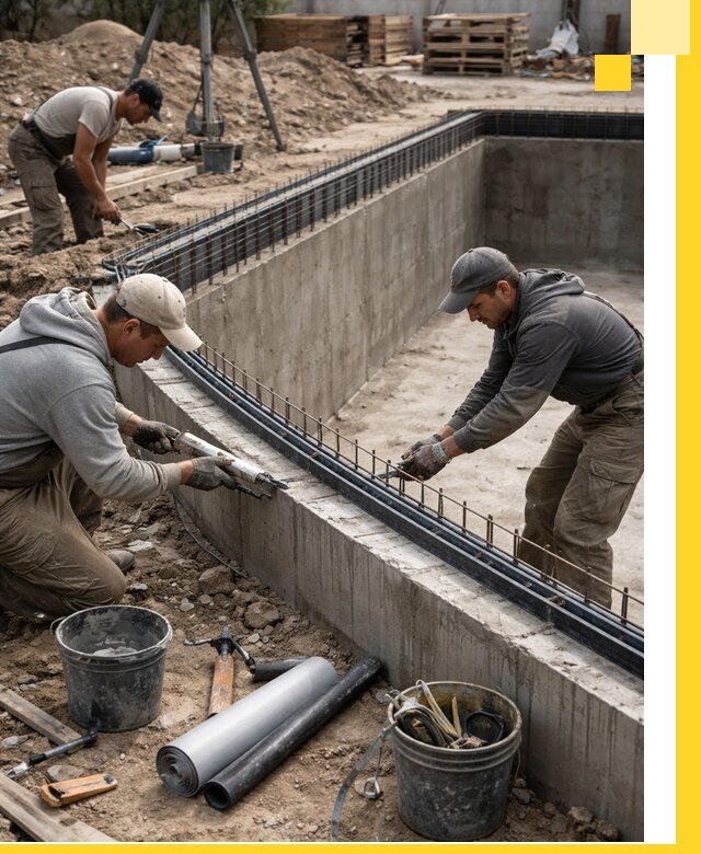 Качественный монтаж чаши бассейна в Южноуральске под ключ с гарантией