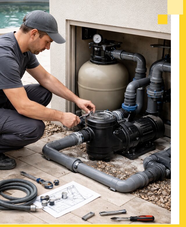 Поставка, монтаж и сервис насосов для бассейнов в Южноуральске