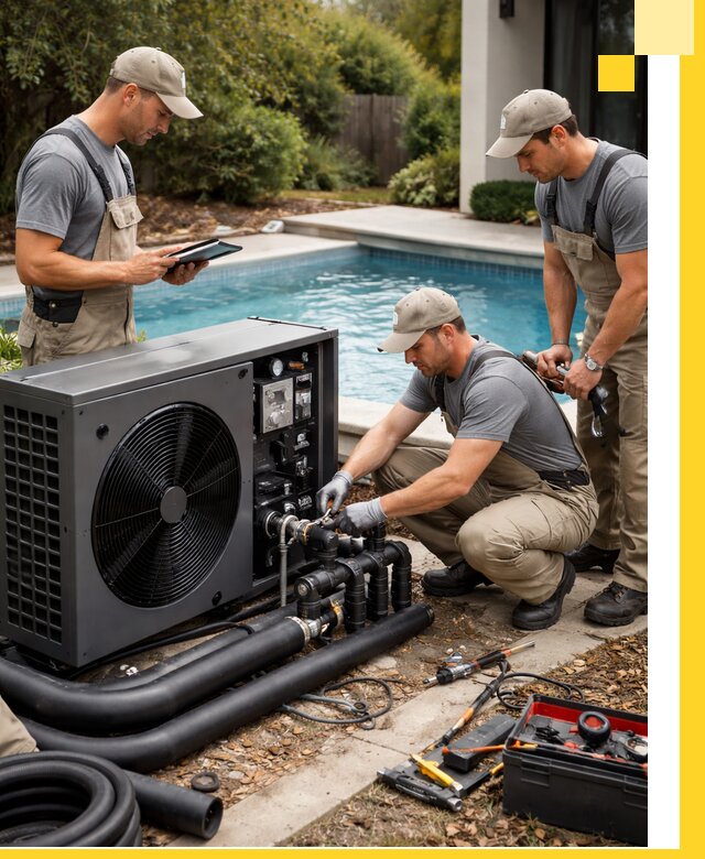 Проектирование и установка тепловых насосов для бассейнов в Южноуральске