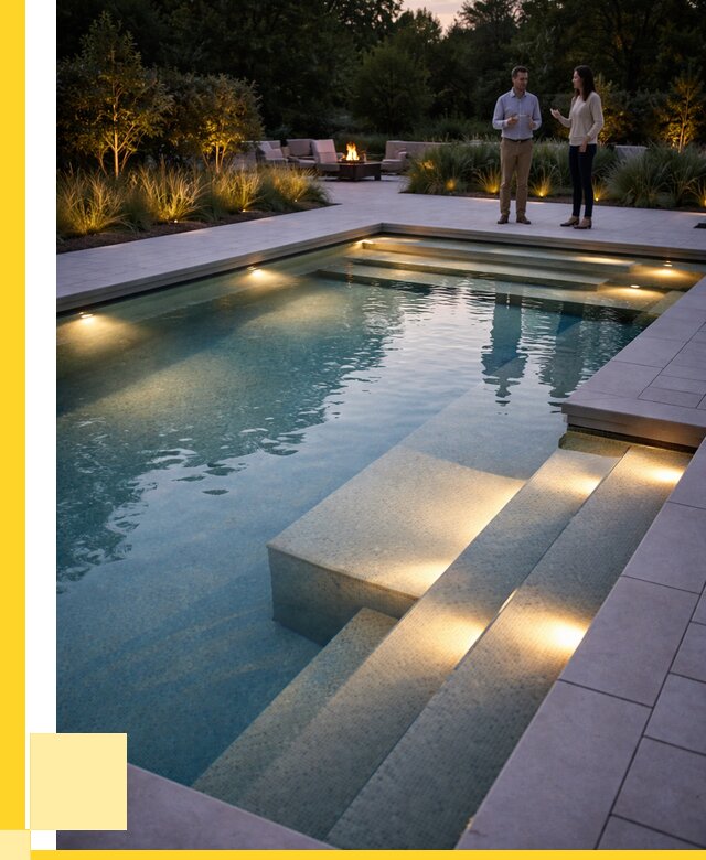 Освещение бассейнов в Южноуральске под ключ от 27340 р. | ЭриданЖрк