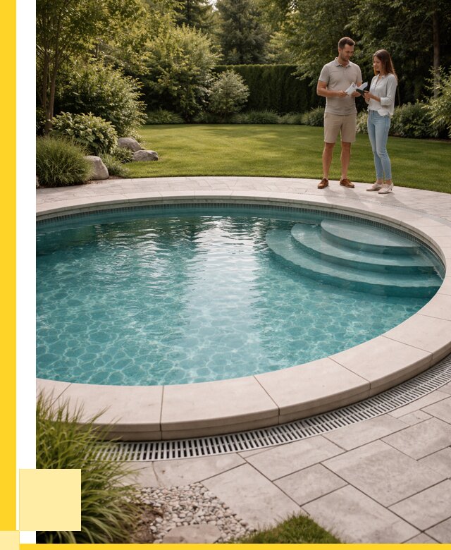 Круглые каркасные бассейны купить в Южноуральске от 273400 р. | ЭриданЖрк