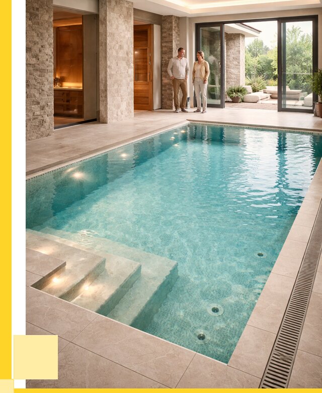 Бассейн во дворе в Южноуральске: проект, отделка от 1312320 р. | ЭриданЖрк