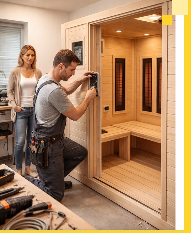 Инфракрасные сауны под ключ в Южноуральске продажа и установка