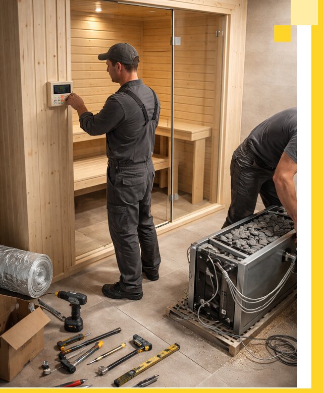 Поставка, установка и монтаж электрических саун в Южноуральске