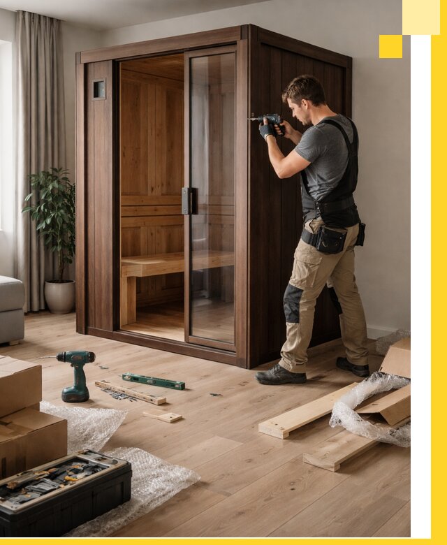 Установка и производство мини саун под ключ в Южноуральске