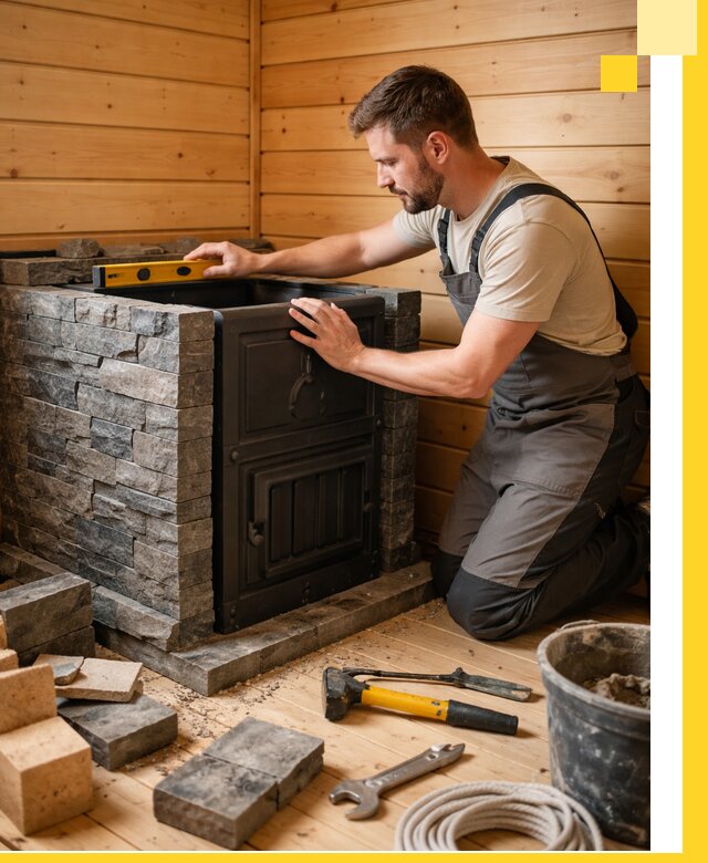 Производство и установка печей для саун под ключ в Южноуральске