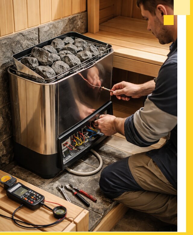 Продажа и установка электрокаменок для саун в Южноуральске