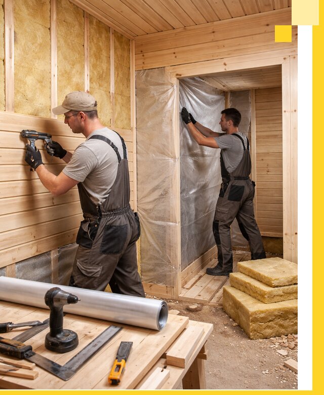 Бани под ключ в Южноуральске с проектом и полным монтажом