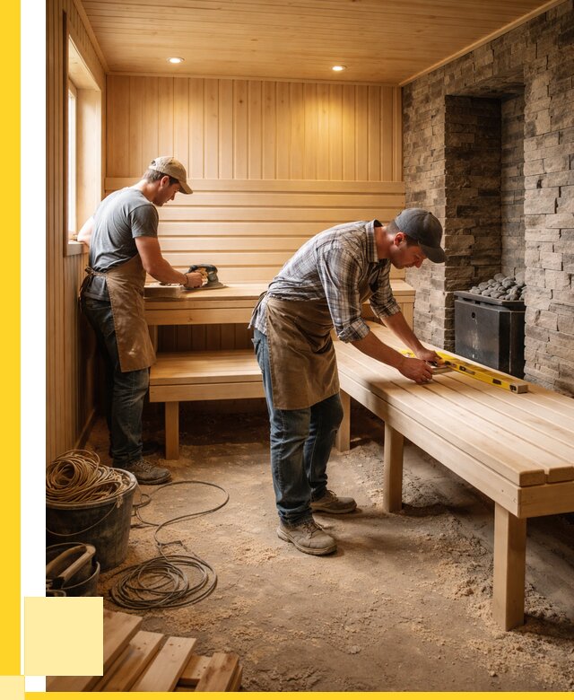 Отделка бани в Южноуральске: внутренняя отделка от 3281 р. | ЭриданЖрк