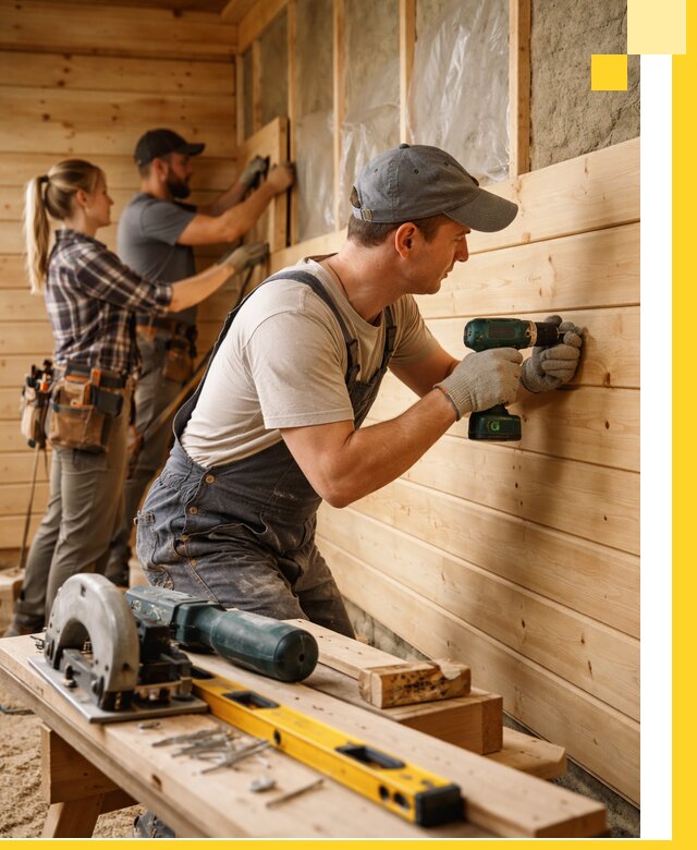 Обшивка бань под ключ в Южноуральске: отделка стен и потолков