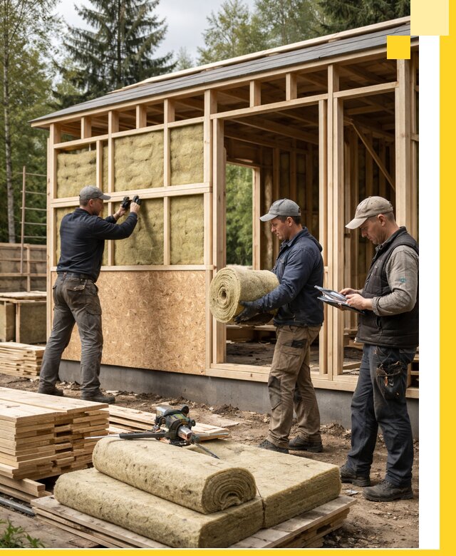 Проектирование и строительство каркасных бань в Южноуральске под ключ