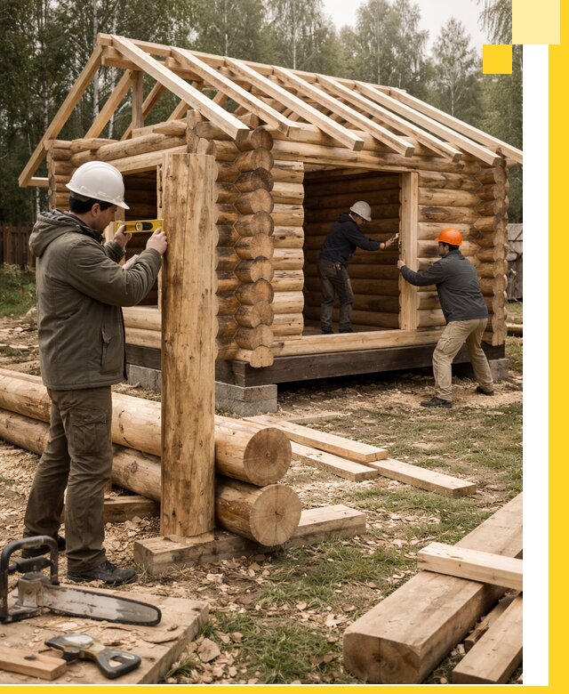 Строительство бань для дачи под ключ в Южноуральске с доставкой и монтажом