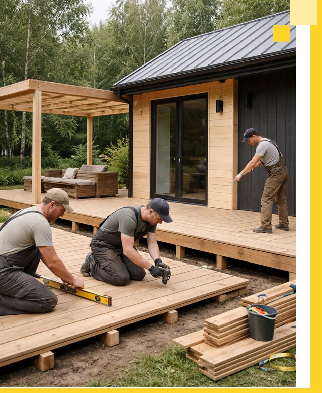 Строительство бань с террасой и бассейном под ключ в Южноуральске