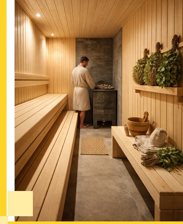 Отделка парной под ключ в Южноуральске от 382760 р. | ЭриданЖрк