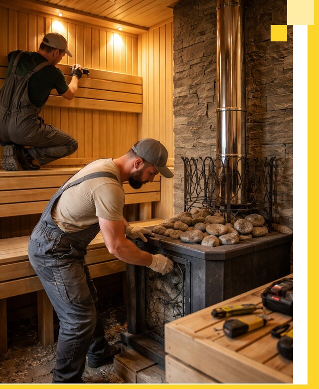 Комплексный дизайн бань, саун и зон отдыха в Южноуральске