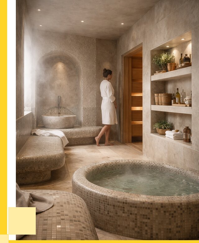 Строительство бани с хамамом в Южноуральске от 820200 р. | ЭриданЖрк